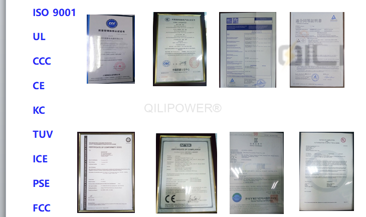 qili certifications